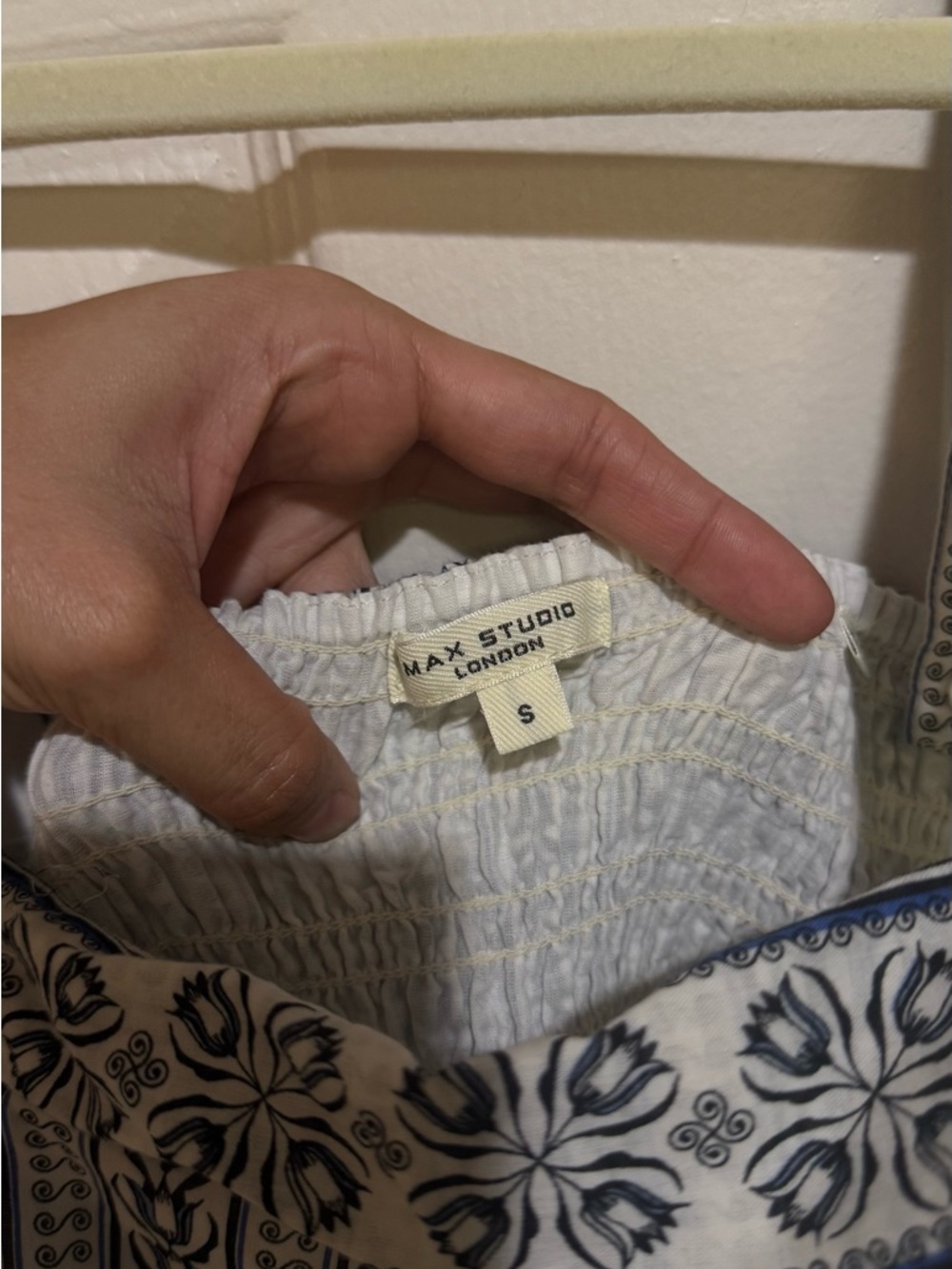 Max Studio Blue & White Striped Square-Neck Maxi Dress with POCKETS!! - Picture 6 of 10